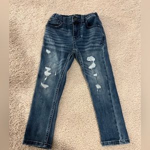 Boys size 5 distressed jeans